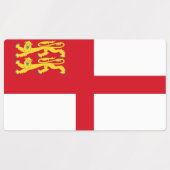 Sark Flag Labels (Design 1)