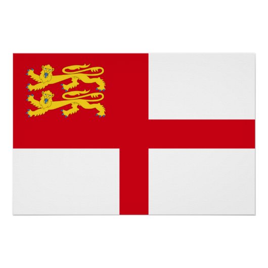 Sark Flag Perfect Poster (Voorkant)