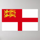 Sark Flag Poster (Voorkant)