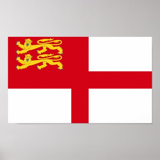 Sark Flag Poster (Voorkant)