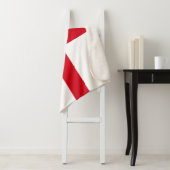 Sark Flag Sherpa Deken (In situ)