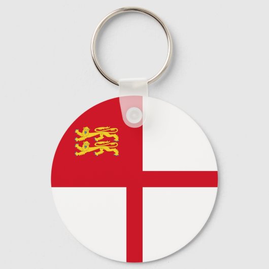 Sark Flag Sleutelhanger (Voorkant)