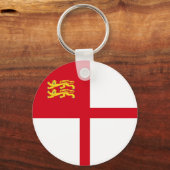 Sark Flag Sleutelhanger (Voorkant)