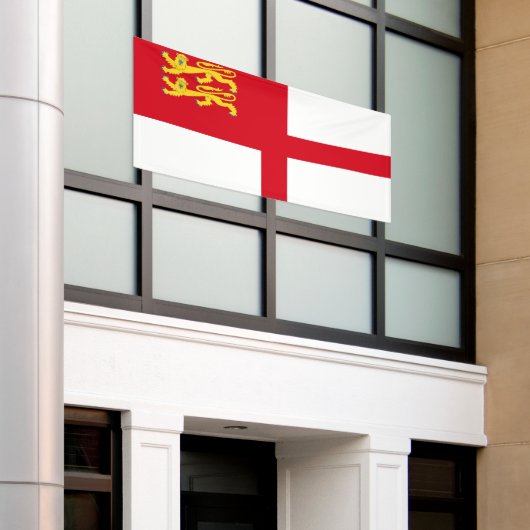 Sark Flag Spandoek (Buitenkant Gebouw)