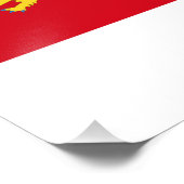 Sark-vlag Foto Afdruk (Hoek)