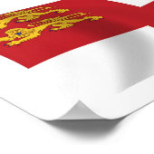 Sark Vlag Poster Print (Hoek)