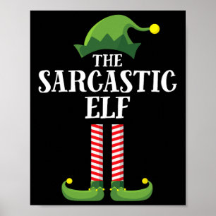 SARKISCHE ELF Matching Family Group - kerstdeel Poster