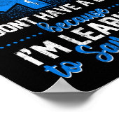 SARKISCHE EMS Emergency EMT-student die ik niet he Poster (Hoek)