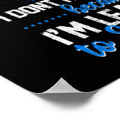 SARKISCHE EMS Emergency EMT-student die ik niet he Poster (Hoek)