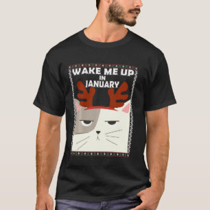 SARKISCHE Kat Kerstmis Oegenaamd kerstkeukenkat T-shirt