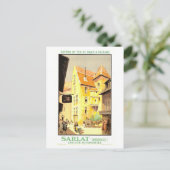  Sarlat, Frankrijk, Reisposter Briefkaart