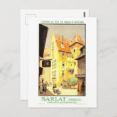  Sarlat, Frankrijk, Reisposter Briefkaart