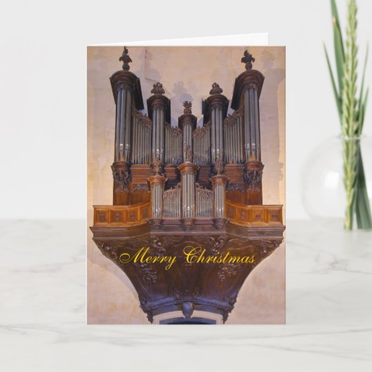Sarlat orgel feestdagen kaart (Voorkant)