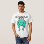 Sarm Goblin Funny Body Building Gym Muscles Workou T-shirt (Voorkant volledig)