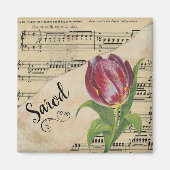 Sarod Elegant Tulip  vel Music Magneet (Voorkant)