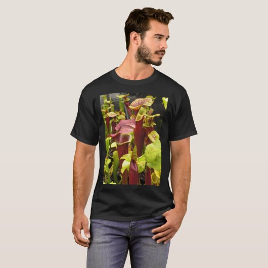 Sarracenia flava Foto Shirt (voor en achter) (Voorkant volledig)