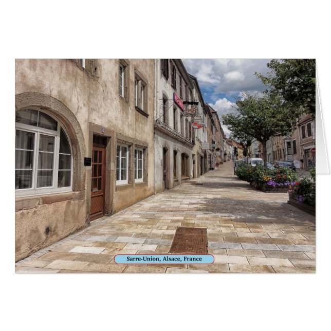 Sarre-Union, Alsace, Frankrijk (Voorkant Horizontaal)