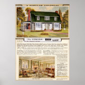 Sars 1920s Verona Colonial House Poster (Voorkant)