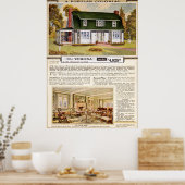 Sars 1920s Verona Colonial House Poster (Keuken)
