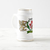 Sarsfield Irish Shield Beer Stein Bierpul (Voorkant links)