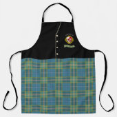 Sarsfield Irish Shield/Tartan Gepersonaliseerde Ki Schort (Voorkant)