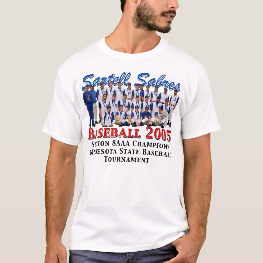 Sartell Saber Baseball 2005 T-shirt (Voorkant)