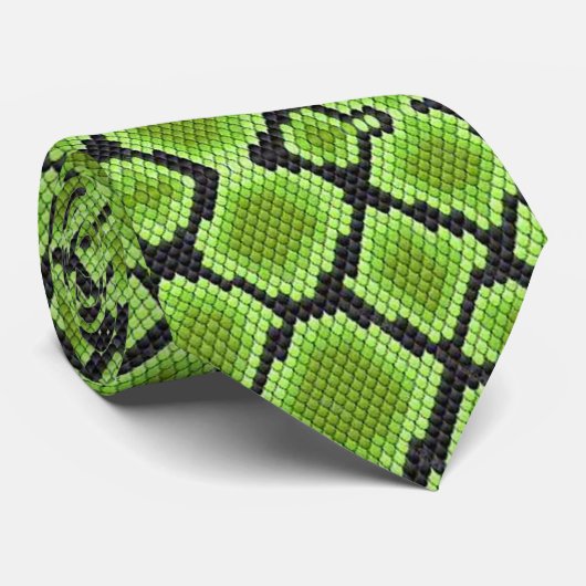 Sartorial Snakeskin Stropdas (Opgerold)