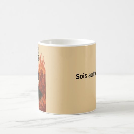 Sartre De hel is anderen. Klassieke mok, 33 cl Koffiemok (Center)
