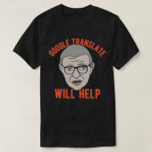 Sartre Google zal helpen T-shirt (Design voorkant)