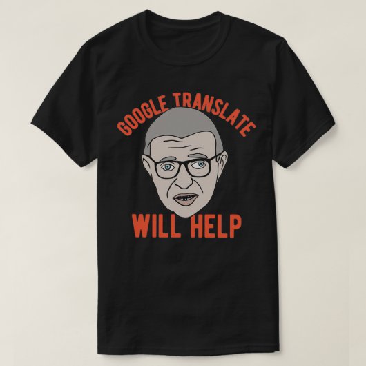 Sartre Google zal helpen T-shirt (Design voorkant)
