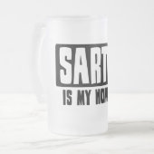 Sartre is mijn Homeboy Matglas Bierpul (Voorkant links)