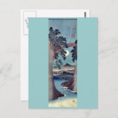 Saruhashi Bridge, door Ando, Hiroshige Briefkaart (Voorkant / Achterkant)