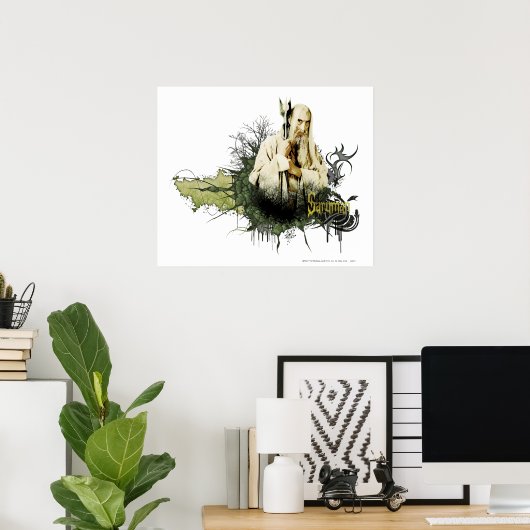 SARUMAN™ Vector Collage Poster (Thuiskantoor)