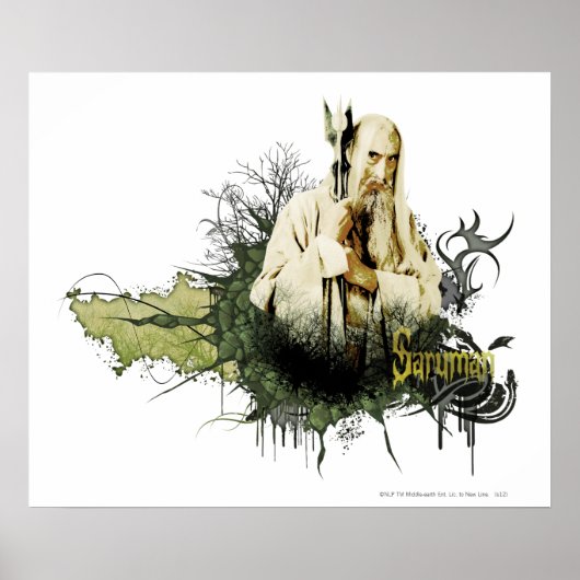 SARUMAN™ Vector Collage Poster (Voorkant)