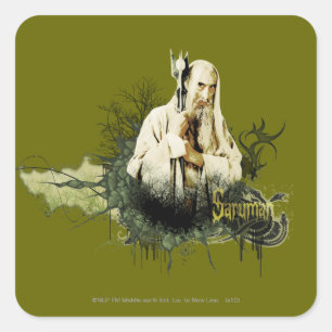 SARUMAN™ Vector Collage Vierkante Sticker
