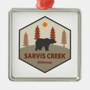 Sarvis Creek Wilderness Colorado-Beer Metalen Ornament