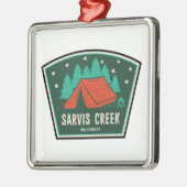 Sarvis Creek Wilderness Colorado Camping Metalen Ornament (Links)
