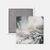 Sarychev Peak blaast door het Zee van Okhotsk Magneet (Voorkant / Achterkant)