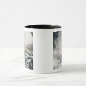 Sarychev Peak blaast door het Zee van Okhotsk Mok (Midden)