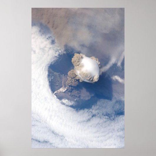 Sarychev Peak Volcano Eruption Origineel Poster (Voorkant)