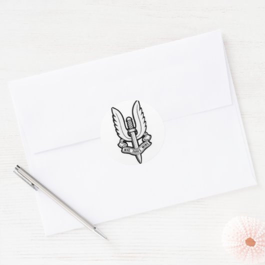 SAS Embleem Vinyl Sticker (Envelop)