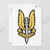 SAS-insignia Briefkaart (Voorkant / Achterkant)