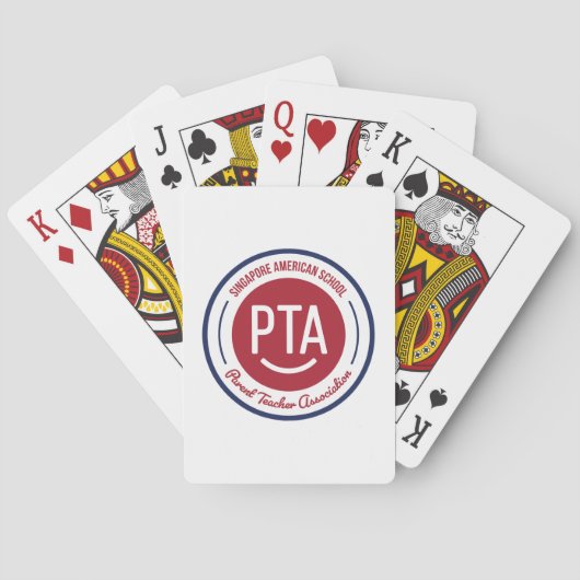 SAS PTA-Logo-afspeelkaarten Pokerkaarten (Achterkant)