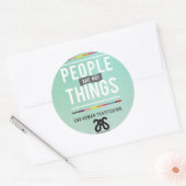 SAS-Stickers Ronde Sticker (Envelop)