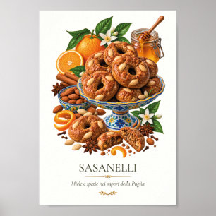 Sasanelli – Italiaans nagerecht uit de oude doos Poster