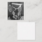 Sascha Schneider - Hypnosis  Duits occult Vierkante Visitekaartje (Voorkant / Achterkant)