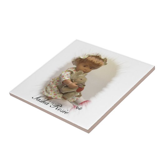 Sasha Baby Fliese Tegeltje (Zijkant)