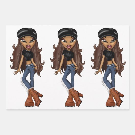 Sasha Bratz x Dolls Kill Outfit Wrapping Paper (Voorkant 3)