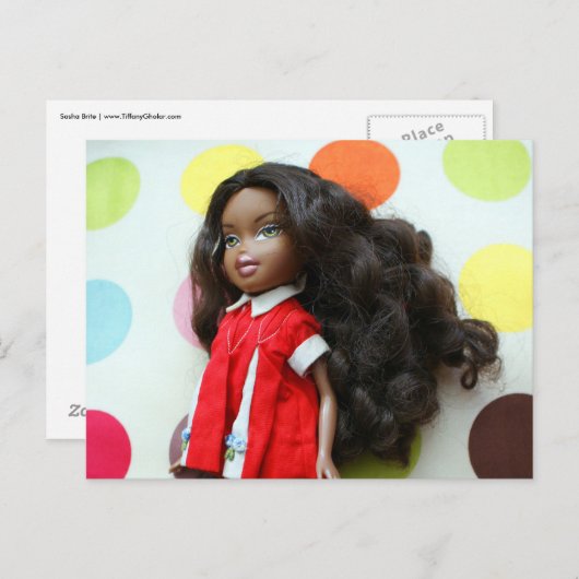 Sasha Brite Briefkaart (Voorkant / Achterkant)