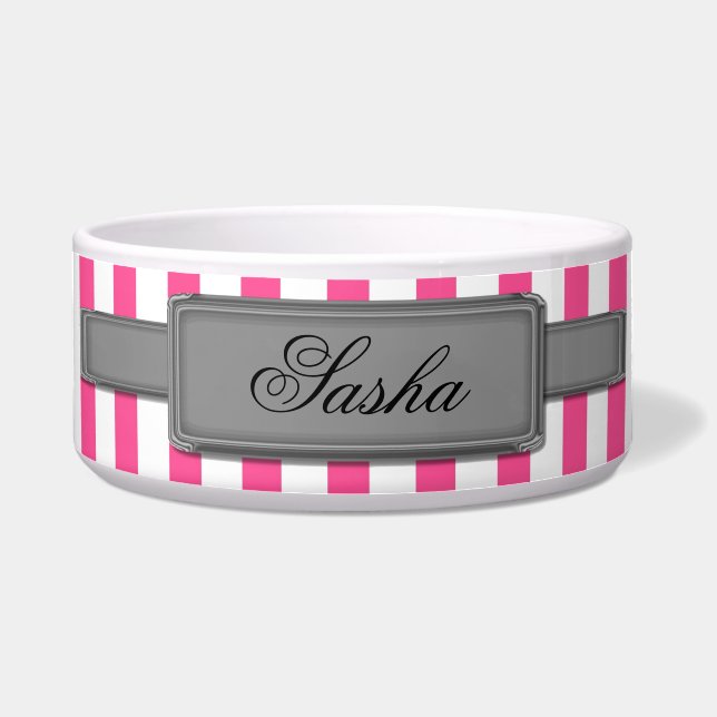 Sasha Custom Dog bowl Voerbakje (Voorkant)